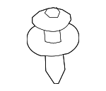 C2S3482 - Engine: Deflector Screw for Jaguar: F-Pace, F-Type, S-Type, Super V8, Vanden Plas, XE, XF, XFR, XFR-S, XJ, XJ8, XJR, XJR575 Image