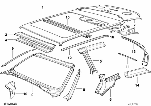 Roof for 1994 BMW 525i #0