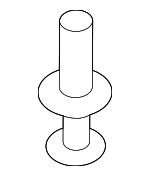 JDE15027 - Body: Under-body Shield Clip for Jaguar Image