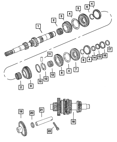 Gear Train for 2001 Dodge Neon #0