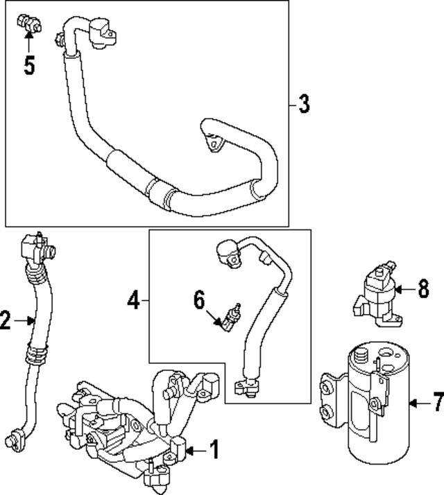 80001356 - HVAC: Solenoid Valve for Volvo: EX30 Image