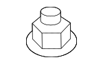 90364SG0004 - Suspension: Top Nut for Honda: Accord, Accord Crosstour, Civic, Civic del Sol, Clarity, CR-V, CR-Z, Crosstour, Fit, Insight, Odyssey, Prelude, S2000 Image