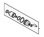 28092AC020 - Suspension: Inner Joint Assembly for Subaru: Forester, Impreza, Justy, Legacy, Loyale, SVX Image