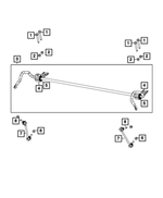 68431826AC - : Rear Suspension Stabilizer Bar for Jeep: Wagoneer Image