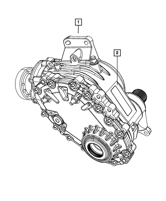 RL071706AA - Power Transfer Unit; Transfer Case: Power Transfer Unit for Mopar Image image