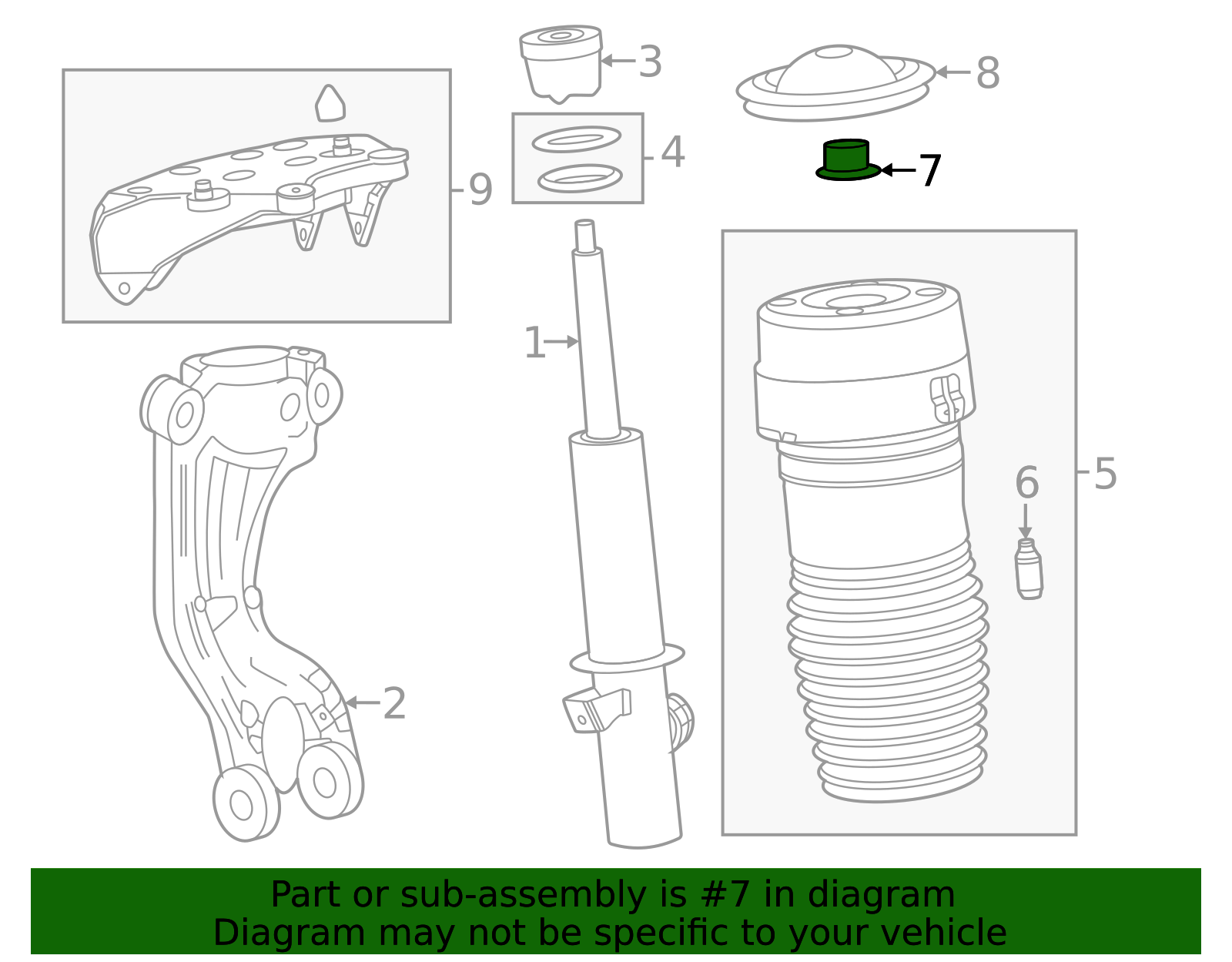 2024-2026 Acura ZDX Suspension Trailing Arm Nut 11546367 | OEM