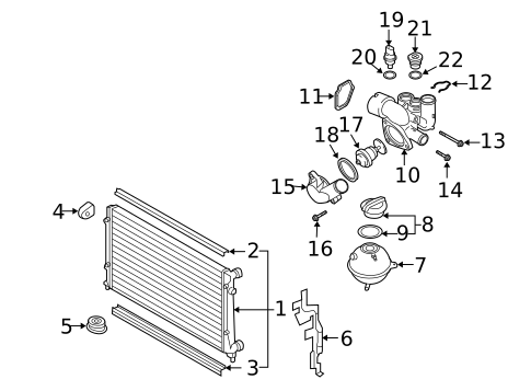 Radiator & Components for 2025 Volkswagen Taos #25