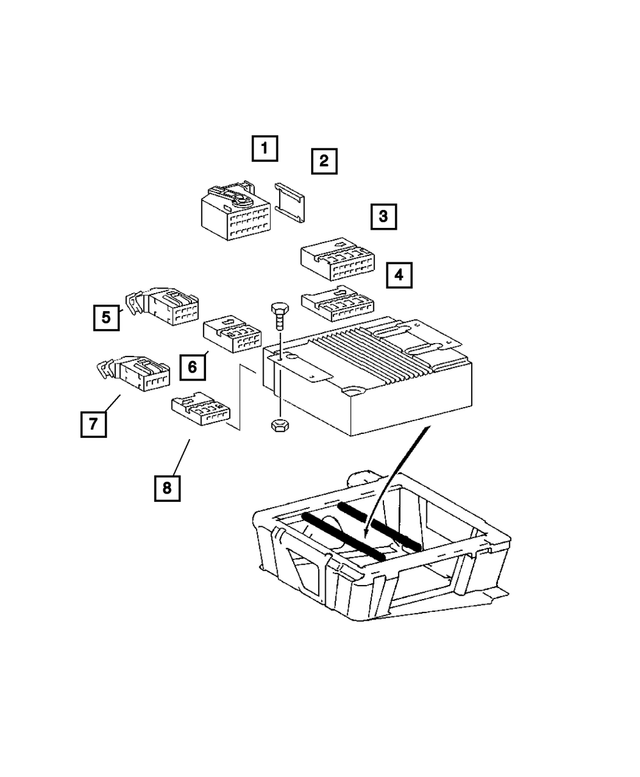 5102943AA - Electrical: Connector for Mopar Image