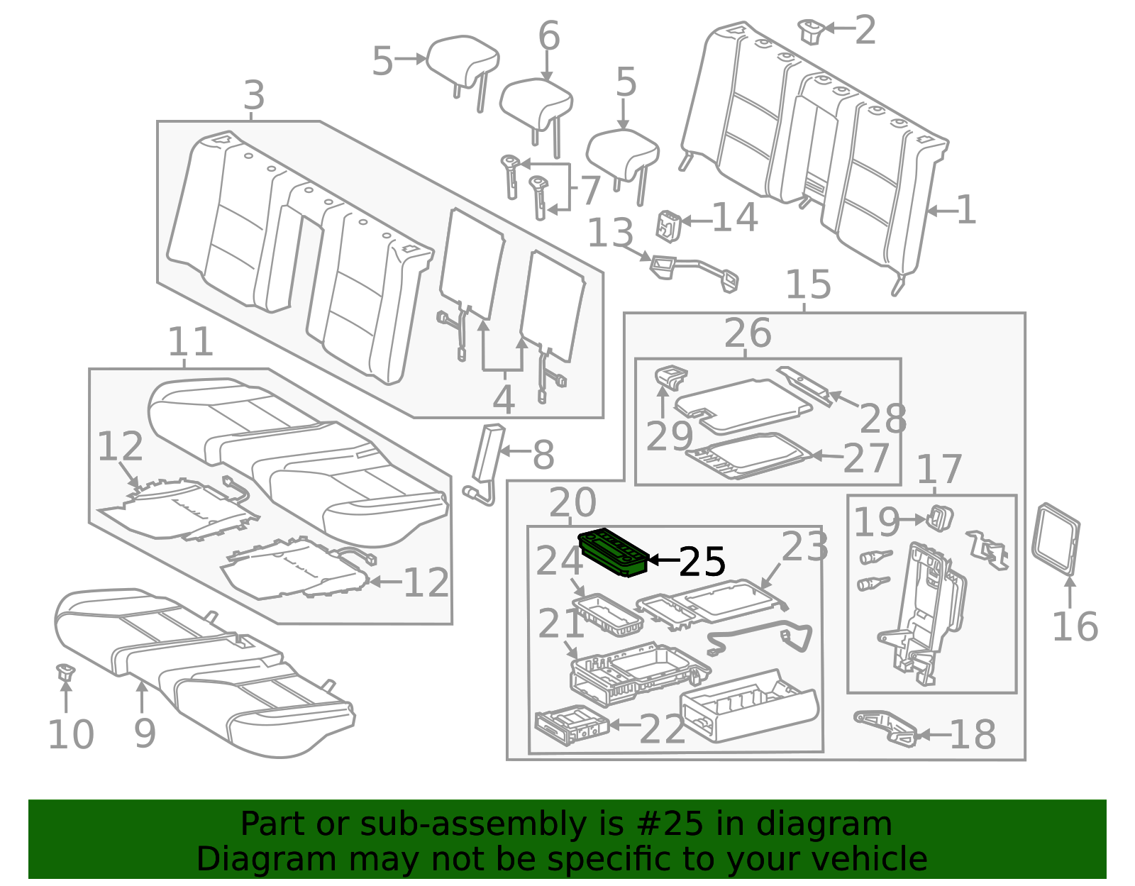 84923-30210 - High-Quality Power Seat Switch for AutoNation Parts
