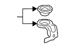 17119F0010 - Engine: Air Cleaner Assembly Bracket for Toyota Image