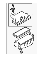 1770025171 - : Air Cleaner Assembly for Toyota: Crown, Crown Signia Image