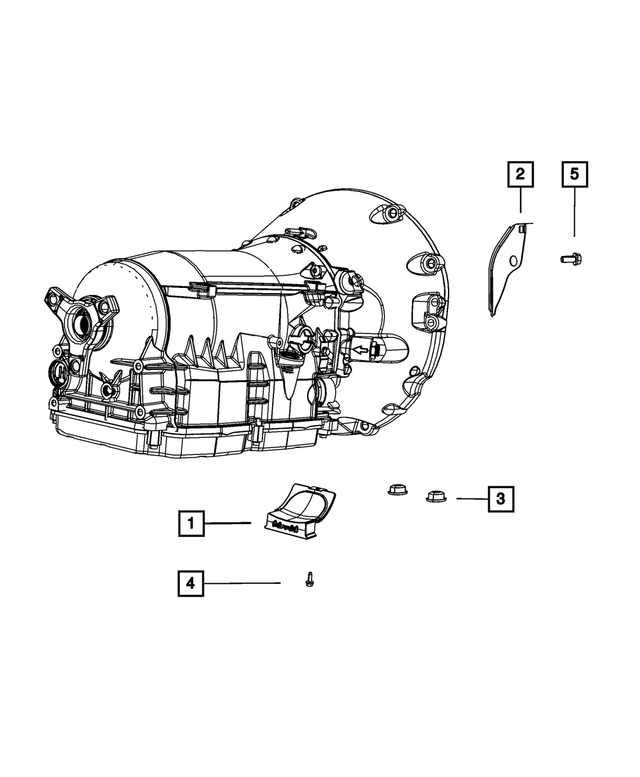 6102411AA - NAG1; W5A580; 5-Speed; Automatic Transmission: Hex Head Bolt And Washer for Mopar Image