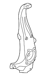 31216775769 - : Knuckle for BMW: 528i, 535d, 535i, 550i, 640i, 640i Gran Coupe, 640i xDrive, 640i xDrive Gran Coupe, 650i, 650i Gran Coupe, ActiveHybrid 5 Image