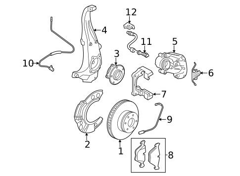 Brake Components for 2017 BMW 640i xDrive Gran Coupe #2