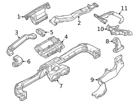 Ducts for 2022 Mazda MX-30 EV #0
