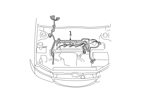 Wiring Harness for 2002 Toyota Solara #0