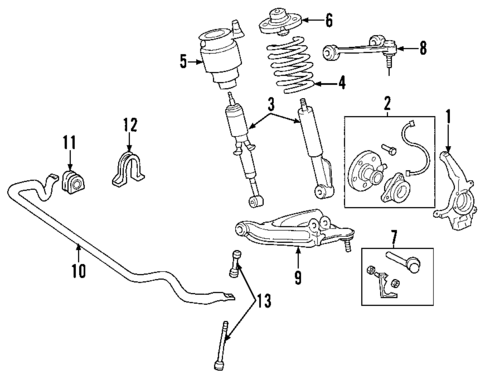 Front Suspension for 2004 Ford Expedition #1