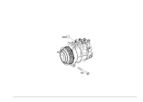 A/C Compressor for 2014 Mercedes-Benz SLS AMG #0