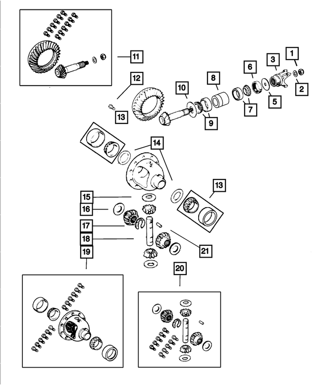 5072265AB - Front Suspension &amp; Drive: Drive Pinion Seal for Mopar Image image