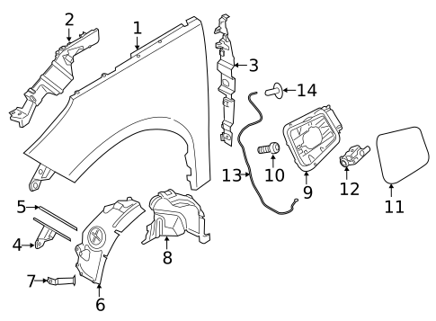 Fender & Components for 2020 BMW i3 #0