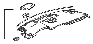 86560231 - : F Panel for Chevrolet: Suburban, Tahoe | GMC: Yukon, Yukon XL Image