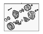 1800A155 - Electrical: Alternator for Mitsubishi Image