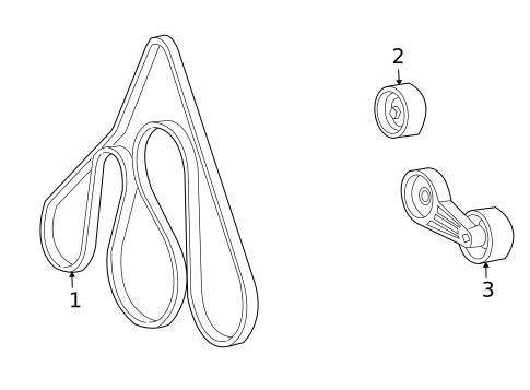 Belts & Pulleys for 2004 Ford Excursion #0