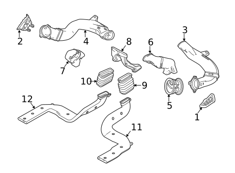 Ducts for 2019 Ford Fiesta #0