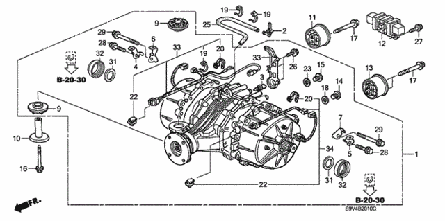 Rear Differential (1) for 2003 Honda Pilot #0