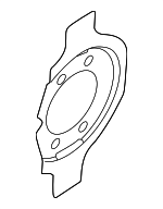 41151JA02A - Brakes: Splash Shield for Nissan: Altima, Maxima Image