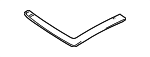 99656233100 - Body: Front Glass Gasket for Porsche Image