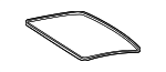 99656233700 - Body: Back Glass Gasket for Porsche Image