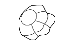 90022801709 - Body: Side Trim Pin for Porsche Image