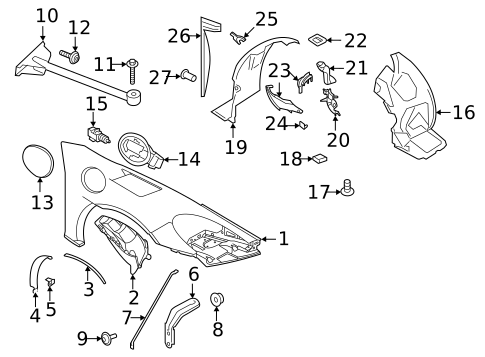 GRIP　ポルシェ917スパイダー Fender & Components for 2024 Porsche 718 Spyder | OEM Parts Online