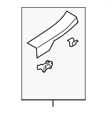 LJ6Z7813228AB - : 2020-2024 Ford Escape - Rear Sill Plate for Ford: Escape Image