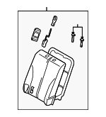 88600EM00A - : Seat Back Assembly for Nissan Image