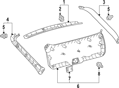 Interior Trim for 2025 Toyota Prius #0