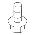 39153TJBA01 - Electrical: Antenna Bolt for Honda Image