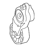 166200V022 - Cooling System: Accessory Drive Belt Tensioner for Toyota Image