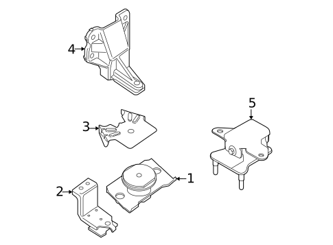 Engine Mounting for 2020 Nissan Frontier #0