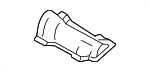 8N0253731C - Exhaust: Rear Shield for Audi: TT, TT Quattro Image