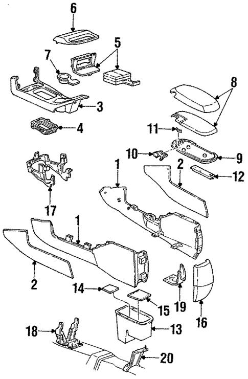 Center for 1994 Lincoln Continental #0