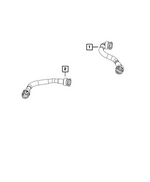 68589669AA - : Coolant Hose for Mopar Image