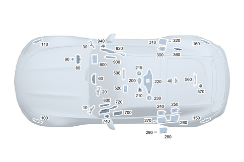 Antenna, Antenna Amplifier and Wiring Harnesses for 2025 Mercedes-Benz AMG&reg; GT 55 #0