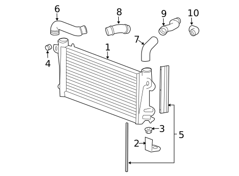 Intercooler for 2006 GMC Savana 2500 #0