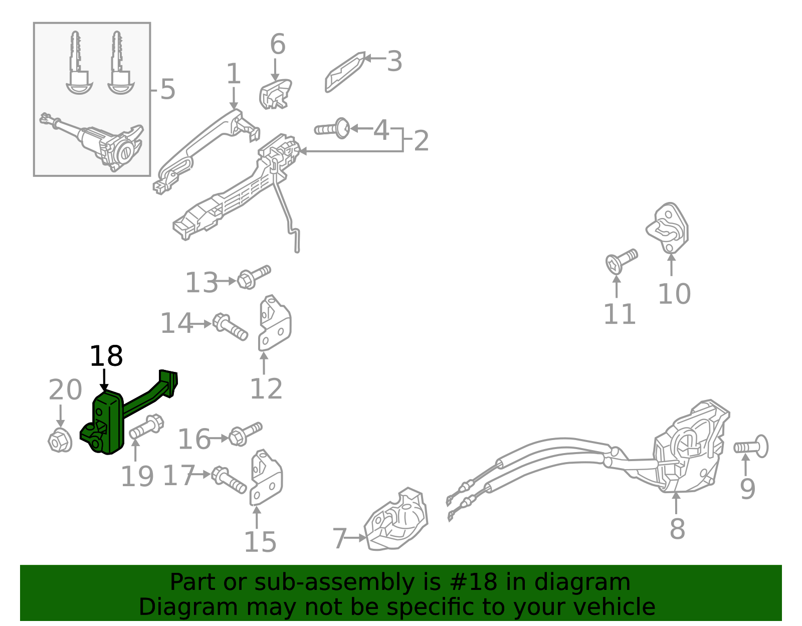 KB7W-58-270 - Door Check - 2017-2023 Mazda CX-5 | Mazda Swag