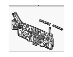 66100T24K00ZZ - Body: Rear Body Panel for Honda Image