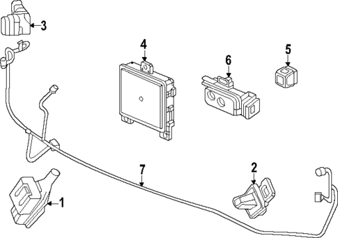 Electrical Components for 2023 Honda Pilot #2