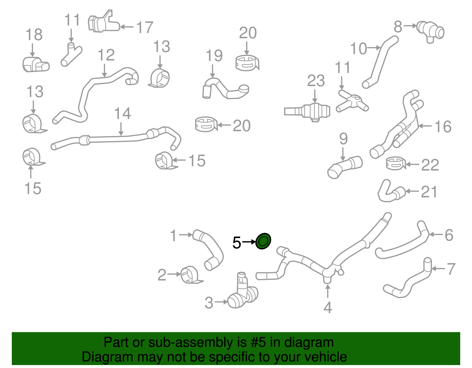 2013-2025 Volkswagen Engine Coolant Pipe O-Ring WHT-004-973 | OEM Parts ...