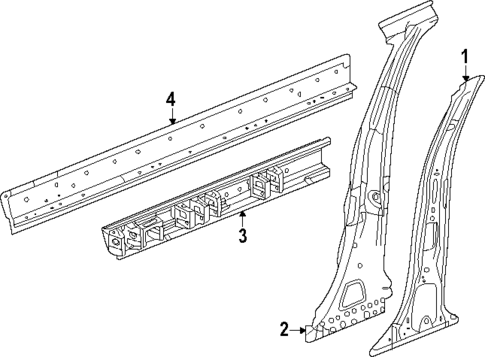Center Pillar & Rocker for 2025 Chevrolet Equinox #0